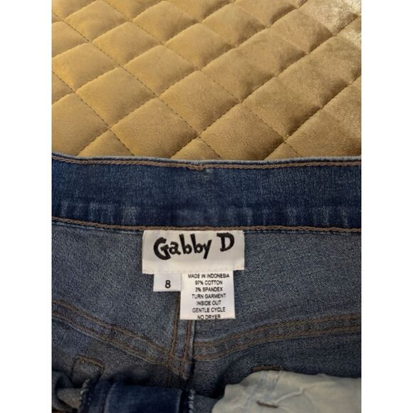 Womens Gabby D Vintage Jeans 8‎ Floral/Boho/Pink  Embroidered/Beaded Y2K Western - Picture 3 of 10